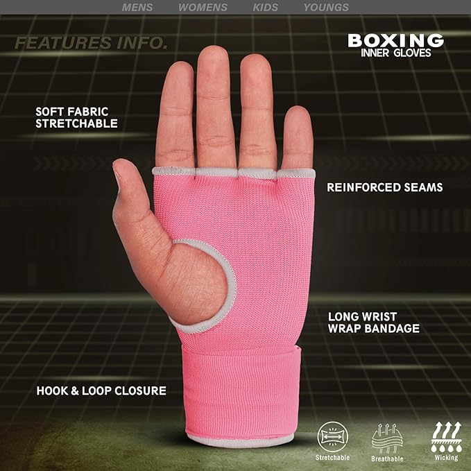 FARABI Kids Hybrid Boxing Inner Gloves Punching Boxing Gloves