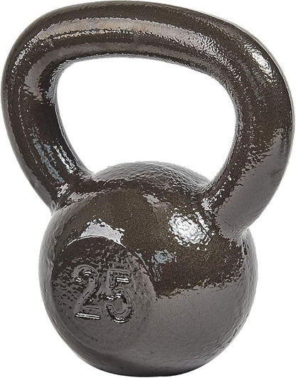 Cast Iron Kettlebell Weights for Home Gym, Heavy Duty Strength Training, Workout Equipment for HIIT, Functional Fitness