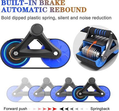 Automatic Rebound Abdominal Wheel，Workout Equipment for Abs