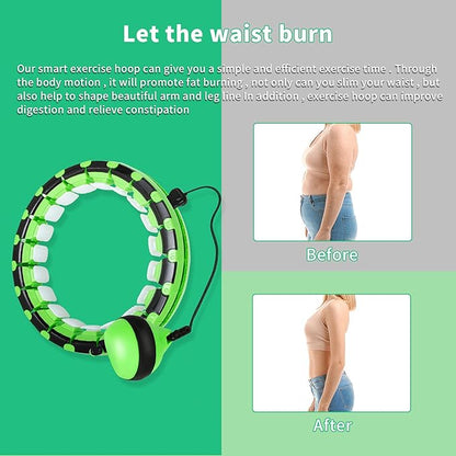Smart Weighted Hoop for Adults 2 in 1 Abdomen 24 Knots