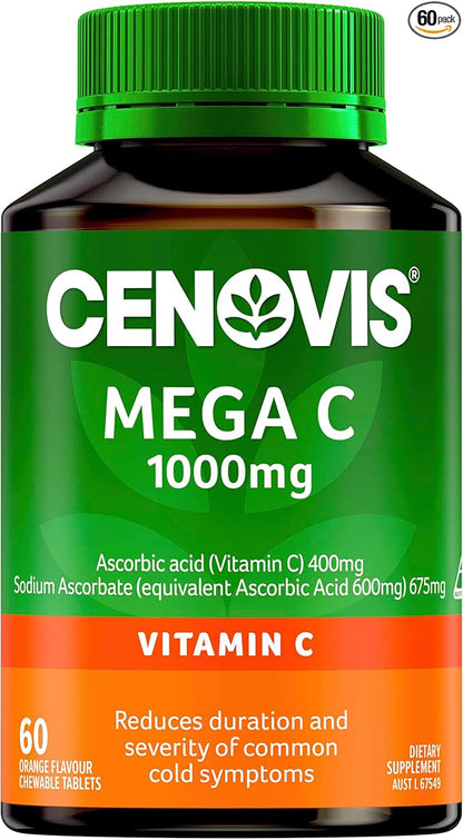 1000mg Orange Flavour Tablets