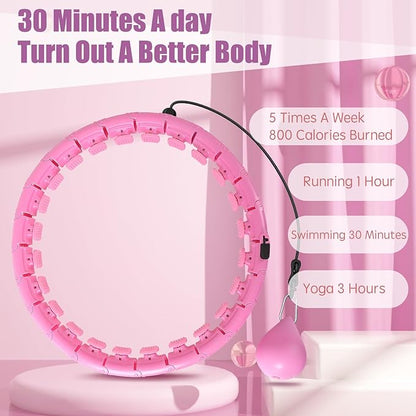 34 Knots Weighted Workout Hoop Plus Size