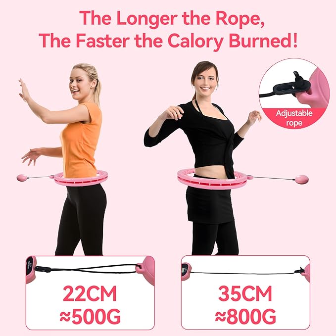 Humixx Infinity Hoop for Adult Weight Loss 2 in 1 Smart