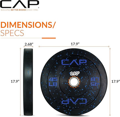 CAP Barbell Rubber Olympic Bumper Plate
