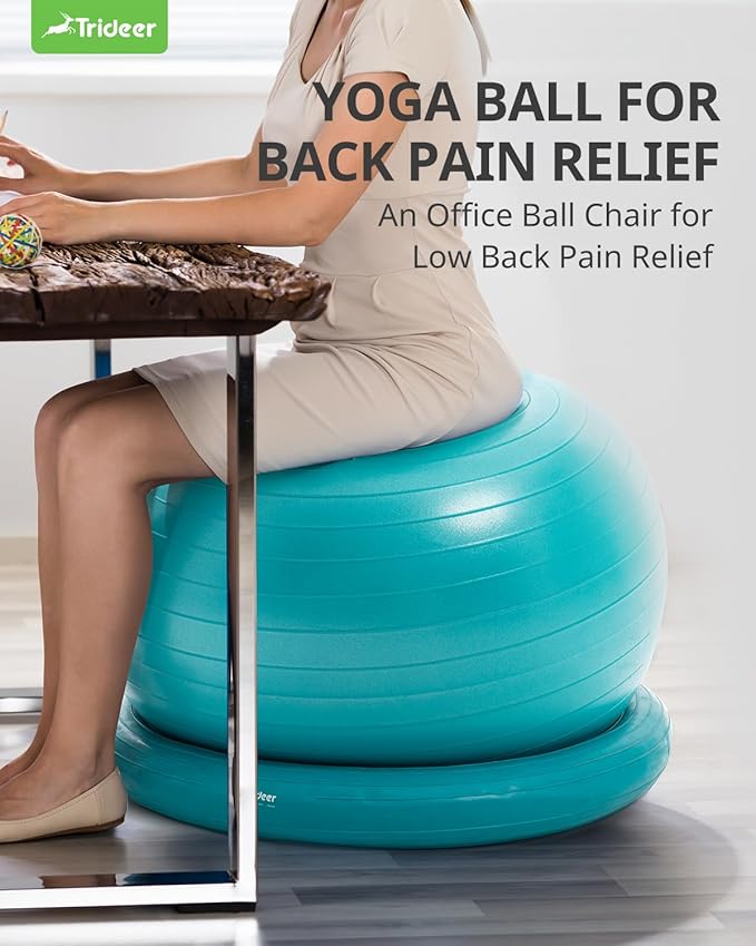 Trideer Ball Chair Yoga Ball Chair Exercise Ball