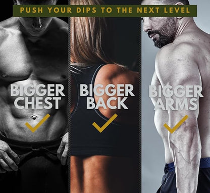 Hustle Athletics Dip Belt For Weightlifting - Weighted