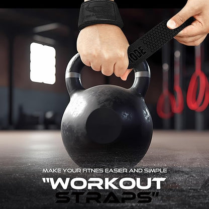 BEAST RAGE Lifting Straps for Weightlifting, Weight Lifting Straps Gym Power Workouts Lifting Wrist Straps Padded Cotton Men Women Support Lifters Deadlift Straps Hard Pull Exercise Straps