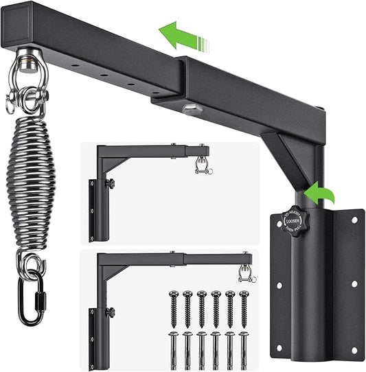 BeneLabel Wall Mount Heavy Bag Hanger, Heavy Duty Punching Bag Stand, Boxing Bag Bracket for Home Gym Indoor Outdoor, 800 LB Capacity