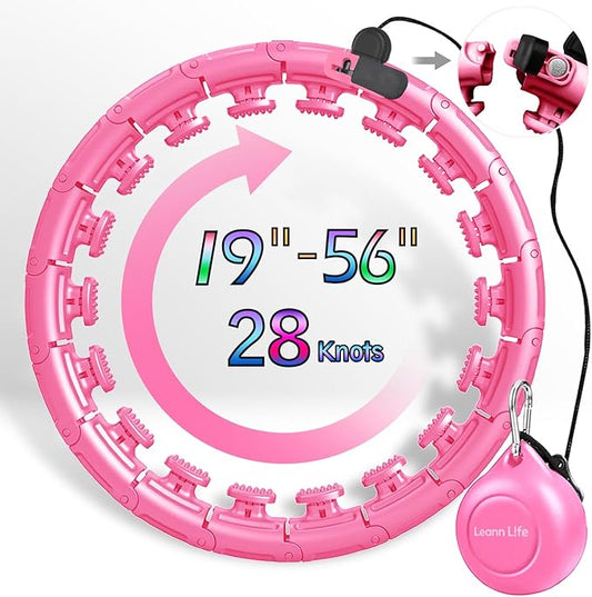 U1-28/30 Knots, Magnetic Lock Smart Weighted Hula Hoop