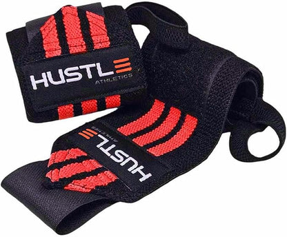 Wrist Wraps for Weightlifting (USPA Approved) - 18" or 12" Premium Quality Weight Lifting Wrist Straps - Best Gym Wrist Wraps with Thumb Loop for Powerlifting & Weight Training for Men & Women