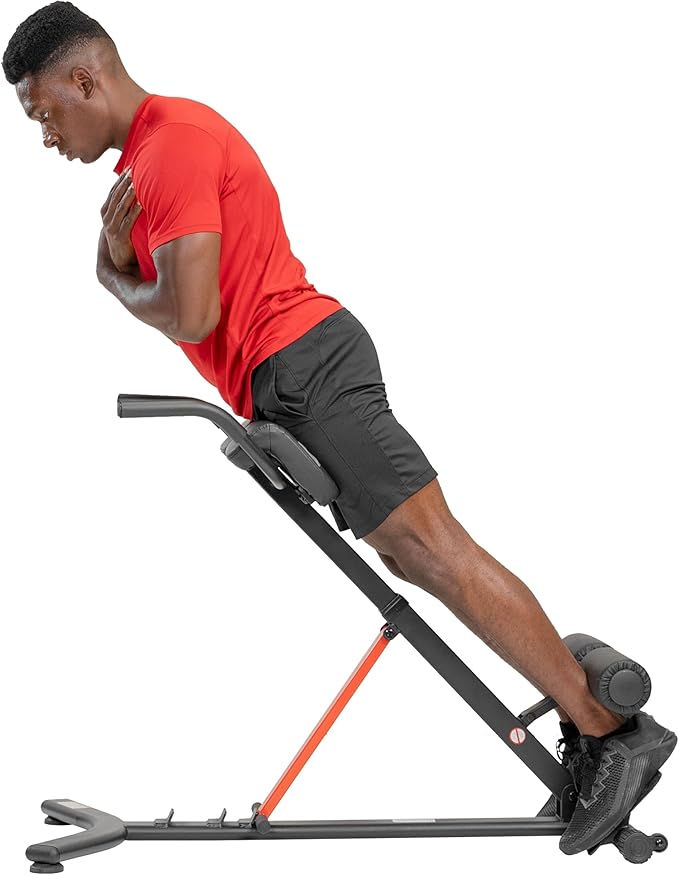 Sunny Health & Fitness Foldable Hyperextension Roman Chair