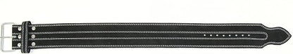 SERIOUS STEEL FITNESS Leather Weight Lifting Belt 4" Wide 10mm Thick