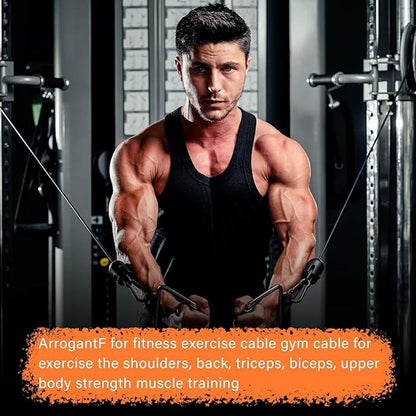 Fitness Cable Compatible with All Total Gym Models 1000, 1500, 2000, 3000, XLS,Fitness Pulley Cable,Workout Cable, Exercise Cable Steel Wire Rope for Cable Machine Home Gym