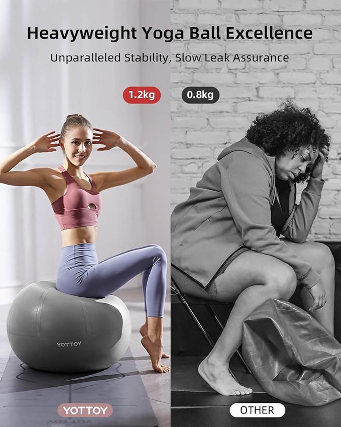 Anti-Burst Exercise Ball for Working Out
