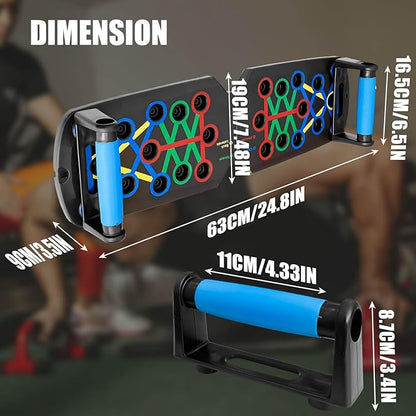 Sutekus Push Up Board for Men & Women Multi-function Detachable Push Up Bar for Strength Training Portable Home Gym Workout Equipment