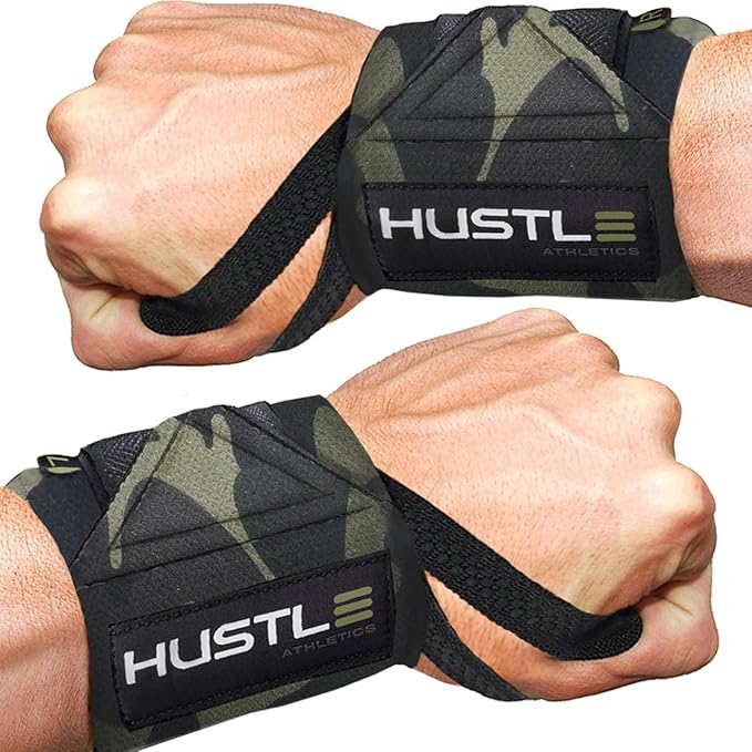 Wrist Wraps for Weightlifting (USPA Approved) - 18" or 12" Premium Quality Weight Lifting Wrist Straps - Best Gym Wrist Wraps with Thumb Loop for Powerlifting & Weight Training for Men & Women
