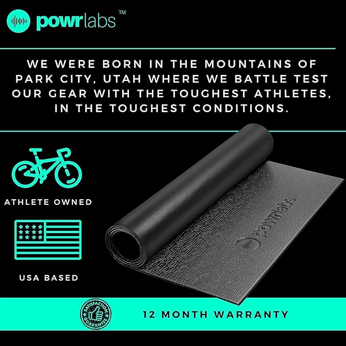 Powr Labs Sweat Proof Exercise Bike Mat