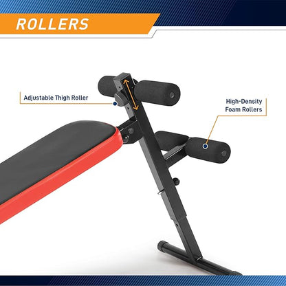 Marcy Utility Slant Board w/ Headrest – Folding SB-4606 , 29.00 x 18.00 x 59.00 inches