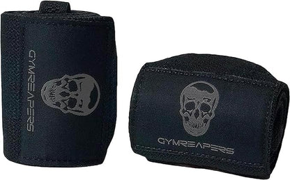 Gymreapers Weightlifting Wrist Wraps (IPF Approved) 18" Professional Quality Wrist Support with Heavy Duty Thumb Loop - Best Wrap for Powerlifting Competition, Strength Training, Bodybuilding