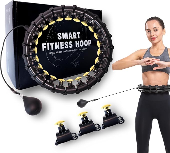 Dumoyi Smart Weighted Hoop for Adults Weight Loss