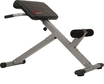 Sunny Health & Fitness Foldable Hyperextension Roman Chair