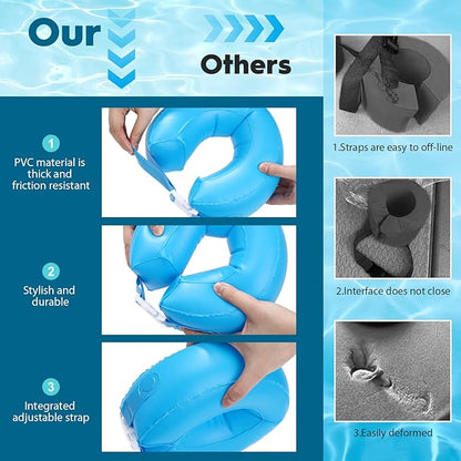 2 Pcs Water Ankle Weights for Pool Exercise