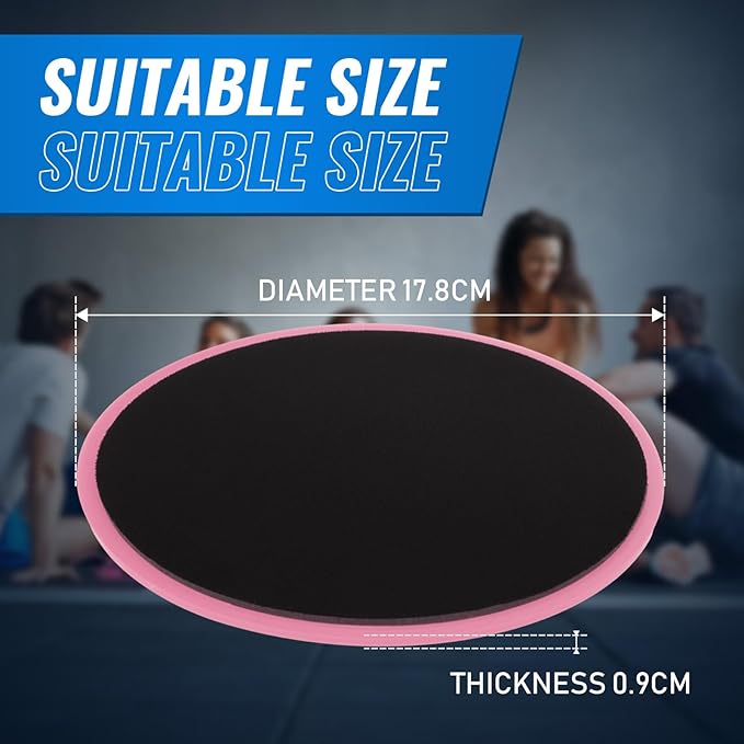 Wettarn 24 Pcs Core Sliders for Working Out