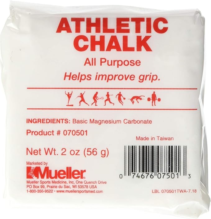 Mueller Gymnastic & Weightlifting Chalk, 1 lb, White
