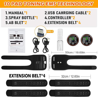 ABS Stimulator Muscle Toner Flex Fitness Belt