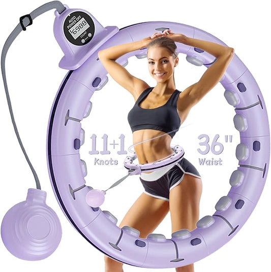 U1-28/30 Knots, Magnetic Lock Smart Weighted Hula Hoop