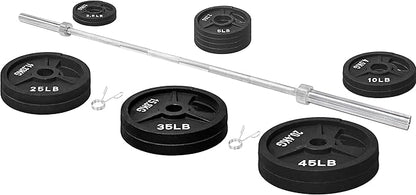 Signature Fitness Olympic 2-Inch Cast Iron Plate Weight