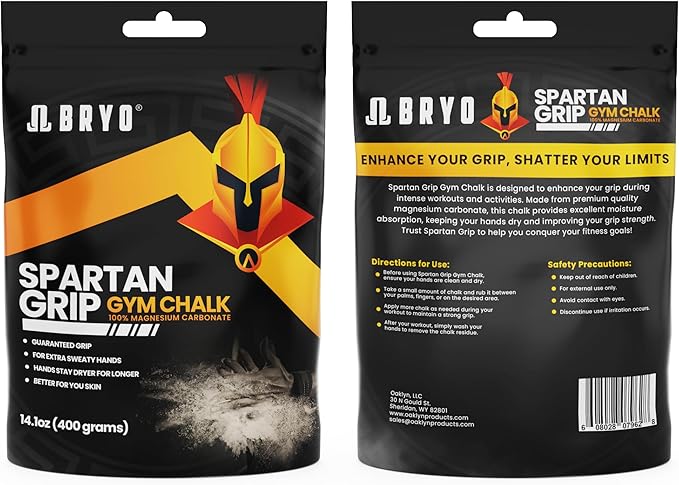 Spartan Grip Loose Chalk Bag Refill - 14.1oz - Premium Sports Chalk for Enhanced Grip - Ideal for Weightlifting, Climbing, Gymnastics, and More