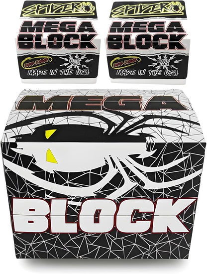 SPIDER CHALK Mega Gym Chalk Block, Lasts 2X Longer, Lab Grade | for Gym, Powerlifting, Made in The USA, ASMR