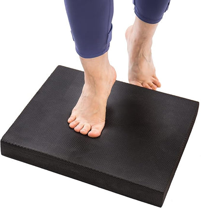 Stability Trainer Pad - 19.7''X 15.8" X 2.4" Foam Balance Exercise Pad Cushion for Therapy, Yoga, Dancing Balance Training, Pilates,and Fitness