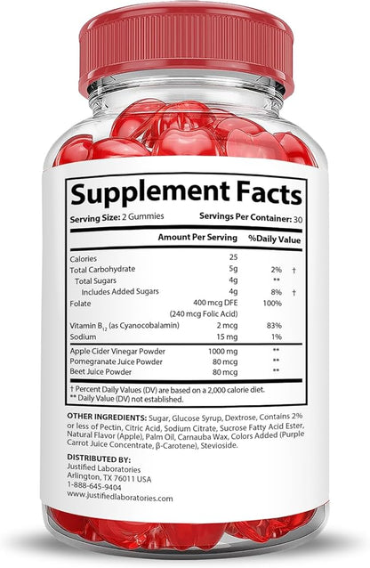 (2 Pack) Trim Tummy Keto ACV Gummies Advanced Formula 1000MG Trim Tummy Keto Gummies Apple Cider Vinegar Formulated with Pomegranate Beet Juice Powder B12 Vegan Non GMO 120 Gummys