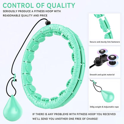 Weighted Hula Hoop for Adults Weight Loss