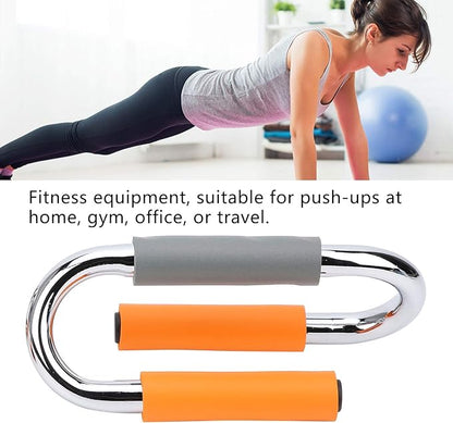 Push Up Bar Bracket, Stable and Strong S Shape Push Up Bar Bracket Suitable for Doing Push Ups At Home, Gym, Office, and Travel