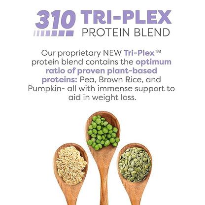 310 Nutrition – All-In-One Meal Replacement Shake - New Formula with Fiber Rich Vegan Superfood Blend - Natural Sweeteners - Low Carb Shake, Keto & Paleo Friendly - Gluten Free - 26 Essential Vitamins & Minerals - Variety Shake Box - Caramel Sundae