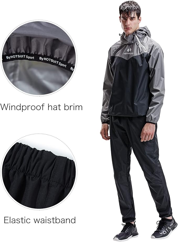 HOTSUIT Sauna Suit for Men Sweat Sauna Jacket