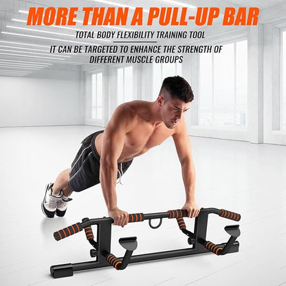 AmazeFan Pull Up Bar Doorway with Ergonomic Grip 2024 Upgrade
