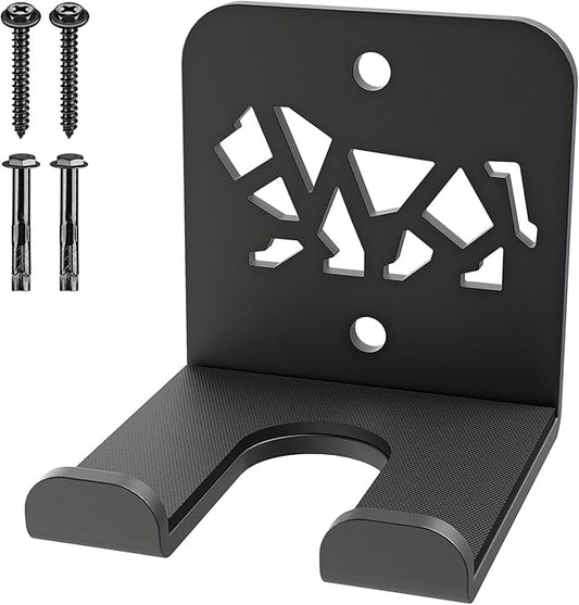 Kipika Versatile Wall Mounted Barbell Holder with Hooks Storage Rack for Barbell Bars Holds Under 33mm Bar Size and Fitness Accessories Space-Efficient Gym Organization for Home & Commercial Use