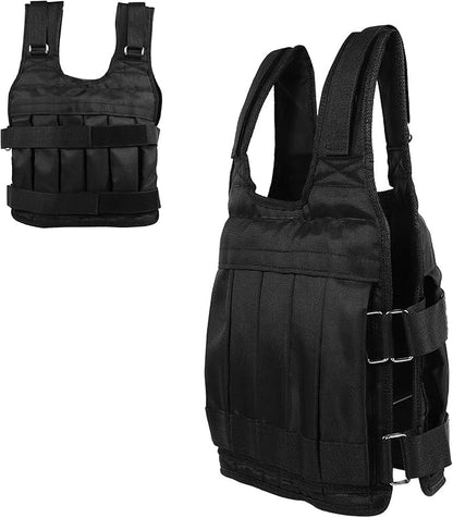 Weighted Vest, To Fit Large Big Guy Weighted Vests, Oxford Cloth Heavy Duty 50KG Weighted Vest Strength Training Jacket for Workout Fitness