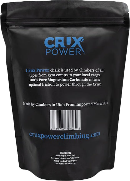 Performance Climbing Chalk for Rock Climbing, Gymnastics, Weight Lifting - 100% Pure Magnesium Carbonate, No Drying Agents, Medium Blend Loose Rock Climbing Chalk - 200g