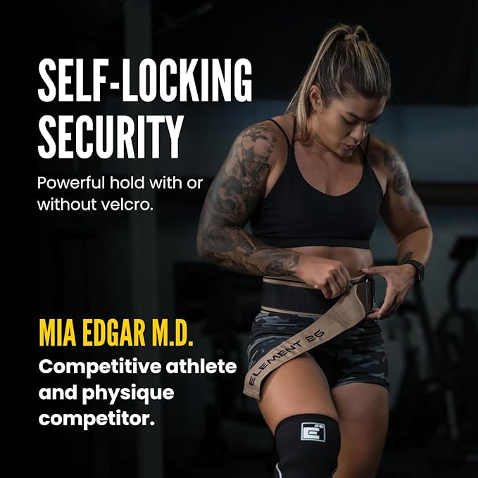 Self-Locking Weight Lifting Belt - Premium Weightlifting Belt
