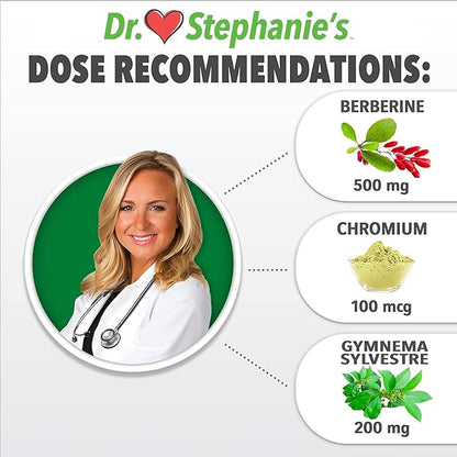 Dr. Stephanie's Mealtime Carb & Sugar Blocker - Reduce Digested Carbs & Sugars, Stimulant-Free (2 Pack)