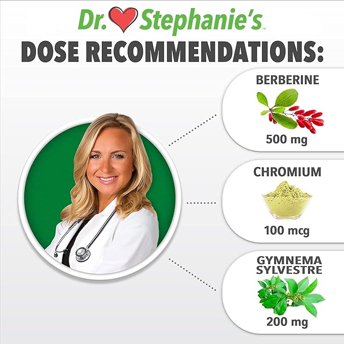 Dr. Stephanie's Mealtime Carb & Sugar Blocker - Reduce Digested Carbs, Sugars, & Calories, Stimulant-Free (3 Pack)