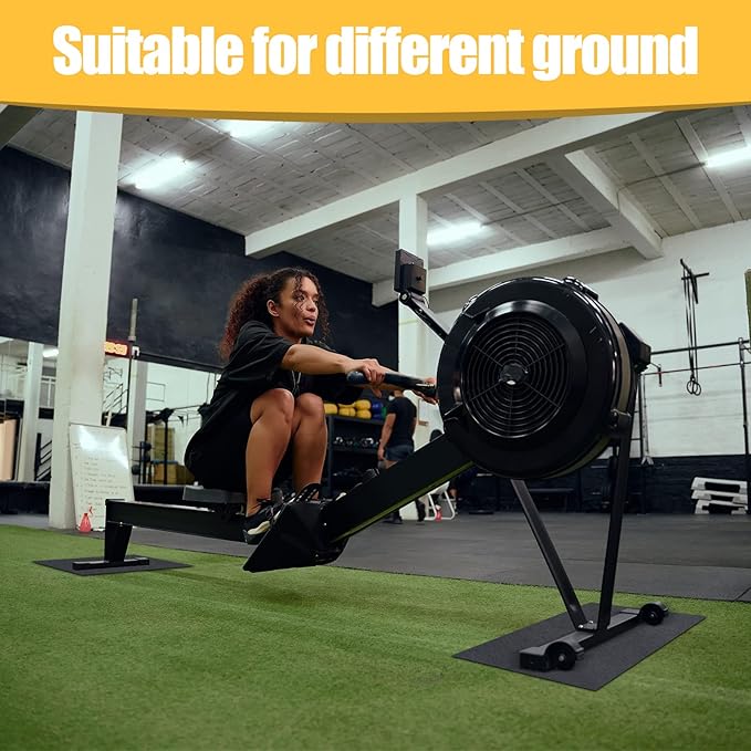 2 Pieces Rower Mat Compatible with Model D 2 Rowing
