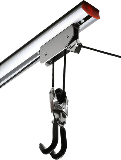 RAD Cycle Products Rail Mount Bike and Ladder Lift for Your Garage or Workshop Holds up to 75 Pounds No Mounting Board Needed