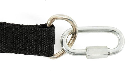 Total Gym 40950H Flexible Nylon Strap Handles for Comfortable and Versatile Workout Routines on Home Machines, Black