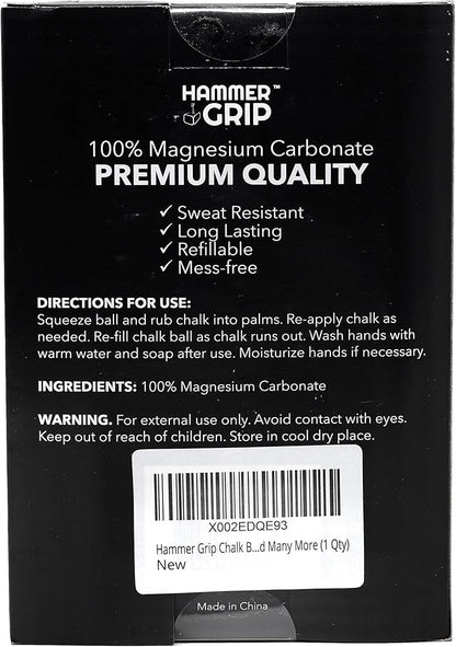 Gym Chalk - Ideal for Weightlifting, Gymnastics, Rock Climbing, Bodybuilding, Cross-fit, and Many More